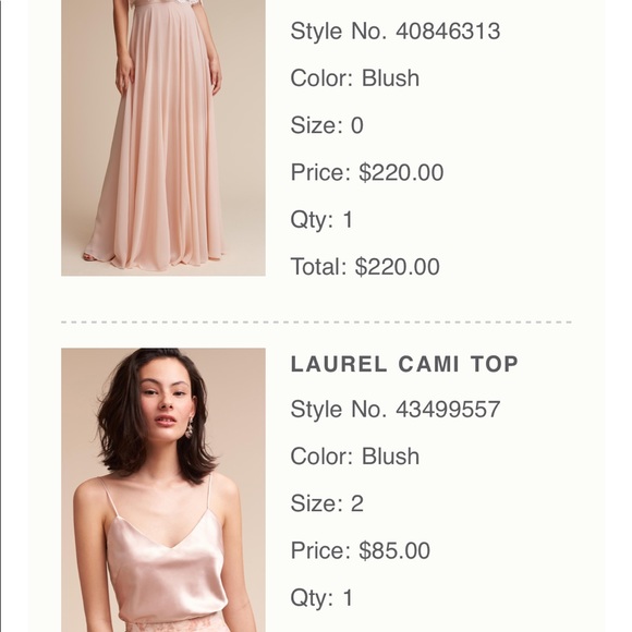 BHLDN Hampton Skirt in blush pink 🌸 - Picture 5 of 8